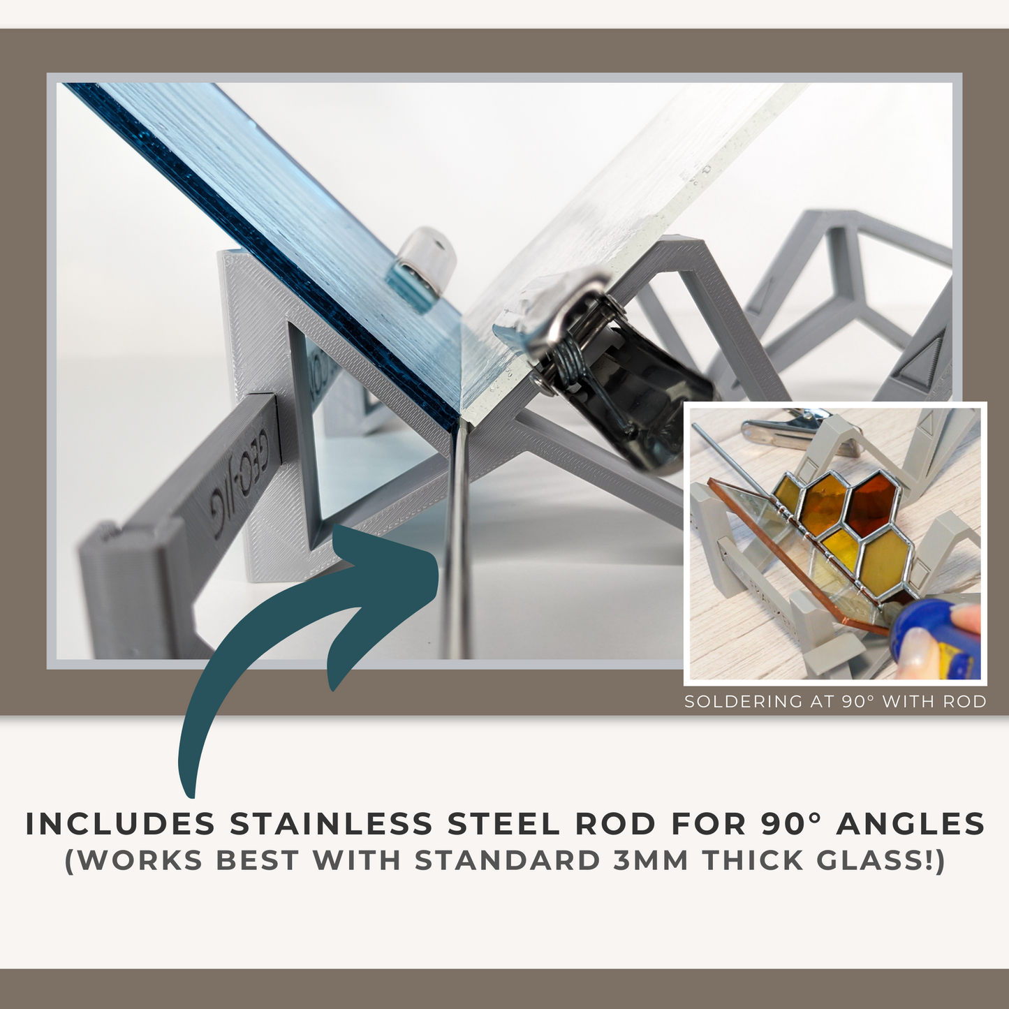 3D GEO-JIG | Stained Glass Jig/Mold