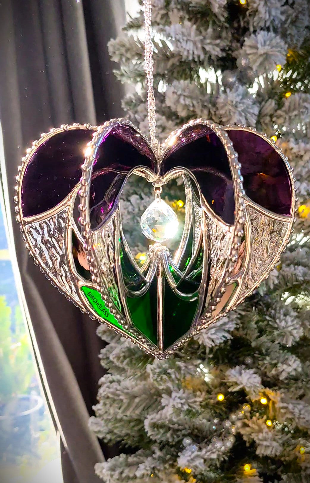 TUTORIAL • 3D Heart Spinner (Full Instructions & Bonus Video) Stained Glass Pattern