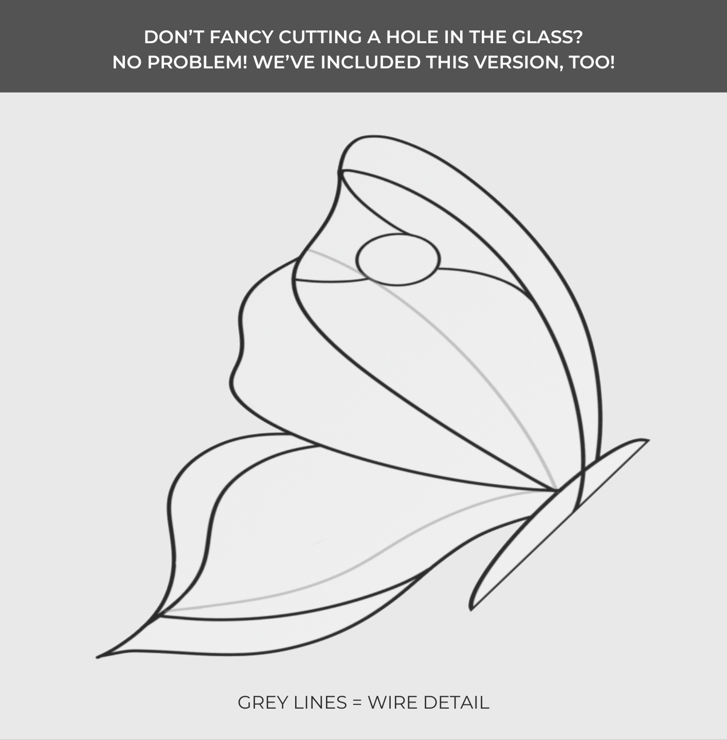 3D PATTERN • Jewel Butterfly Spinner Stained Glass Pattern (PATTERN ONLY)