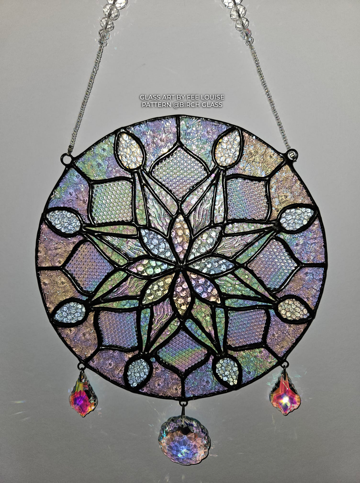 PATTERN • Mandala #2 Panel Stained Glass Pattern