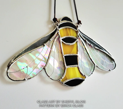 PATTERN • X3 Bee Pack Stained Glass Pattern – Birch Glass