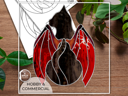 PATTERN • Cat Bat Stained Glass Pattern