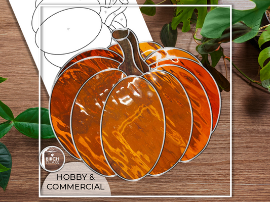 PATTERN • Charming Pumpkin Stained Glass Pattern