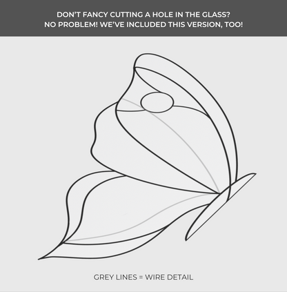 3D PATTERN • Jewel Butterfly Spinner Stained Glass Pattern (PATTERN ONLY)