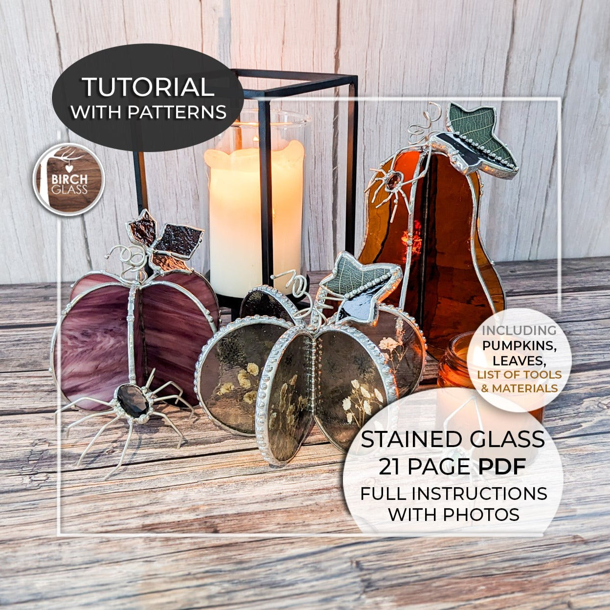 3D Stained Glass Tutorials Step By Step Instructions For Glass Artists ...