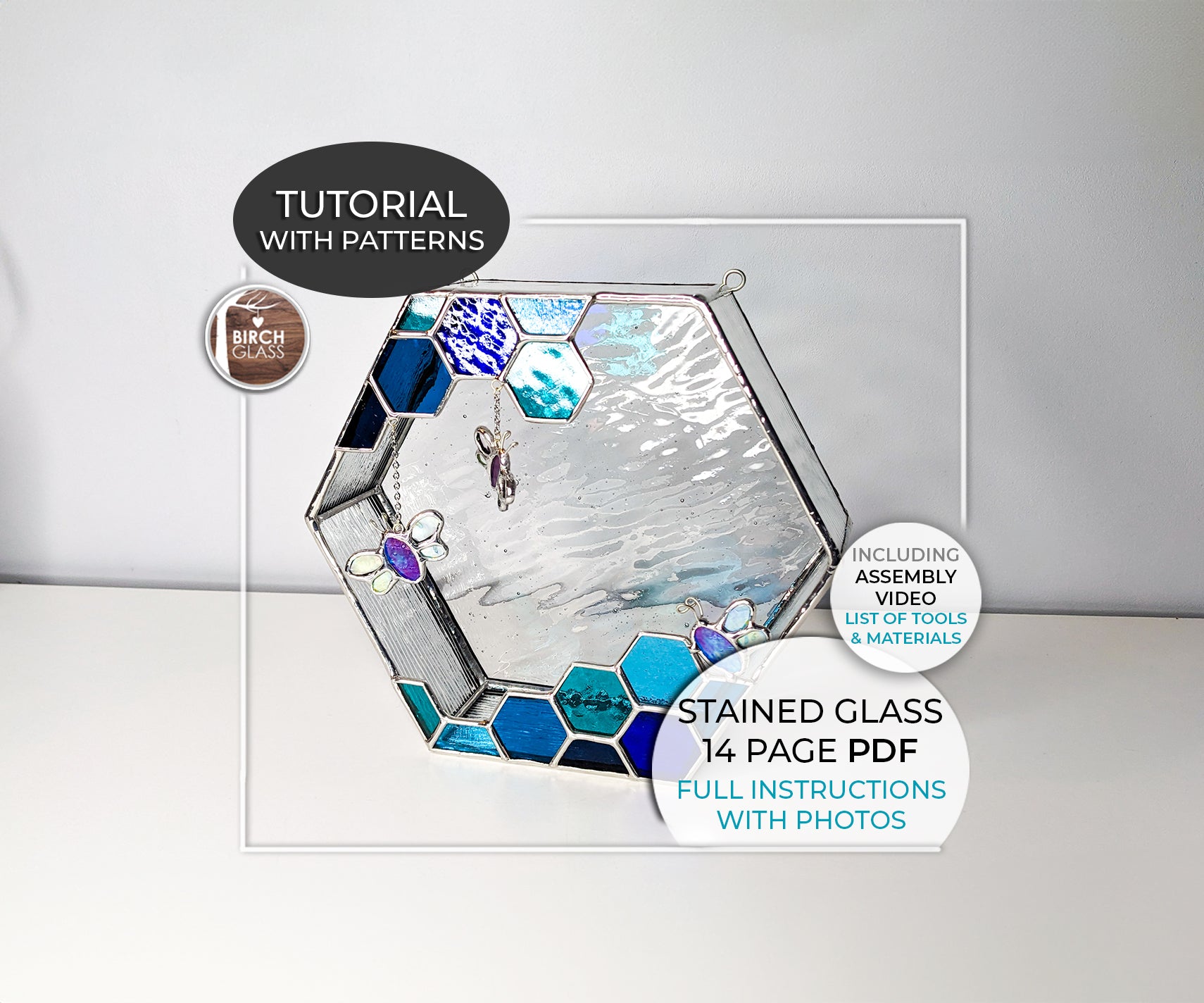Glass Tutorial 3D Stained Glass Tutorials Step By Step Instructions For Glass Artists ...