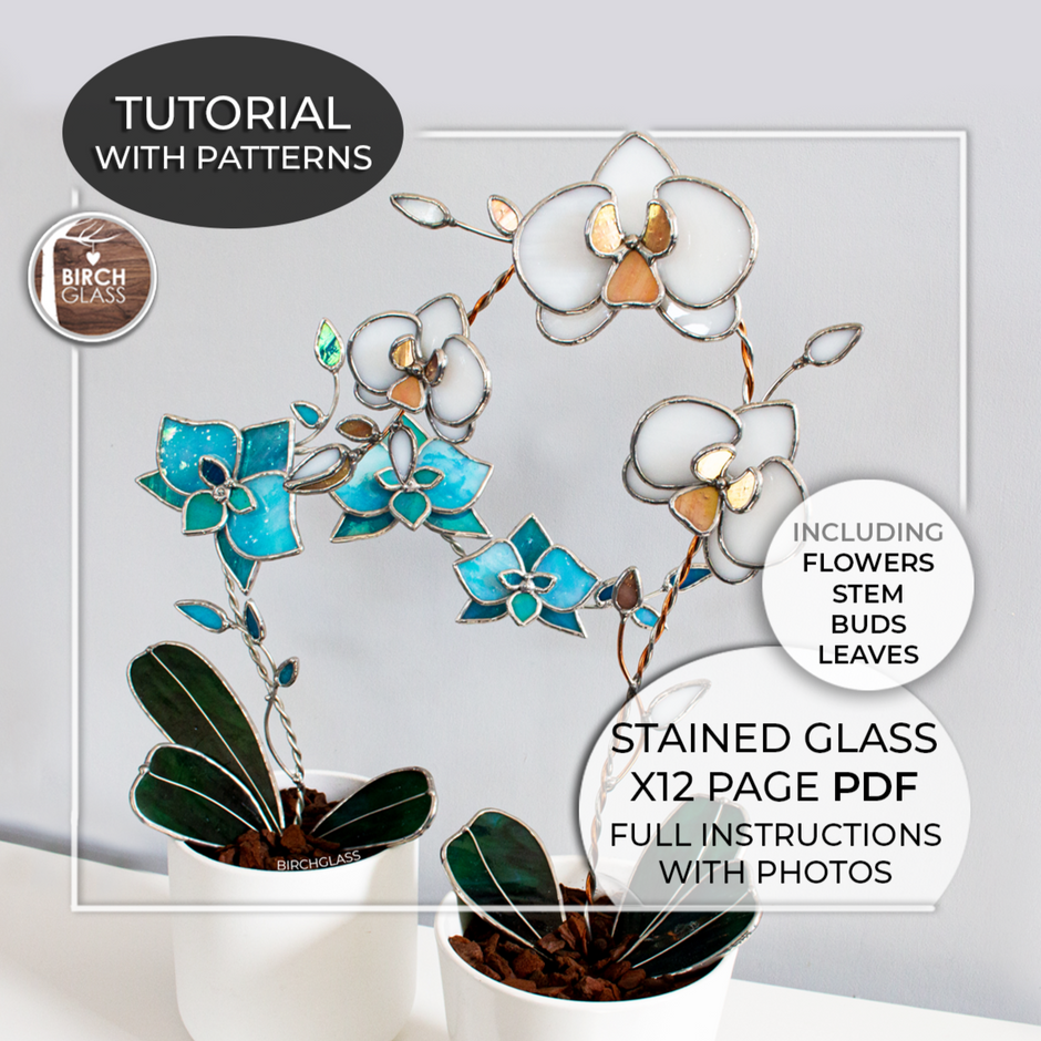 3D Stained Glass Tutorials Step By Step Instructions For Glass Artists ...