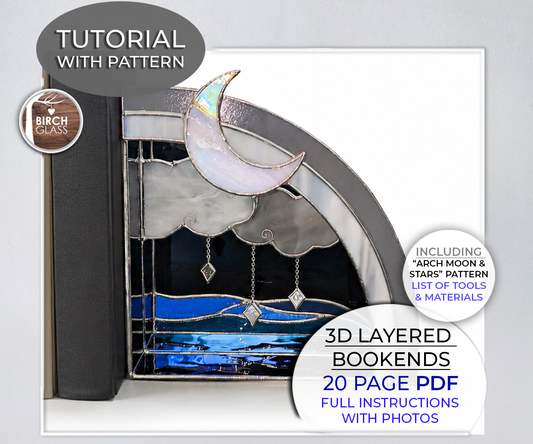 TUTORIAL • 3D Layered Bookends & Stained Glass Patterns