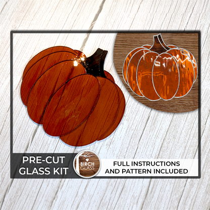 Precut Pumpkin Kit - Stained Glass, Mosaics & More