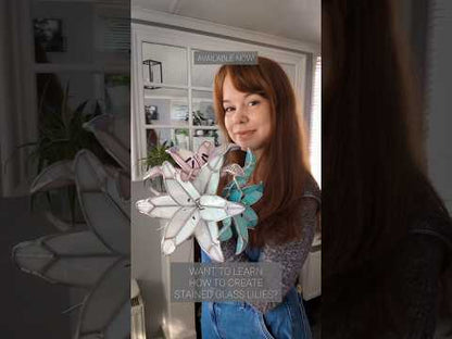 3D LILY JIG SET & TUTORIAL BOOKLET | Stained Glass Jig