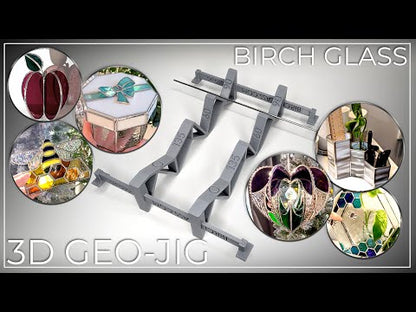 TUTORIAL • Pentagon Desk Organizer (Full Instructions & Bonus Video) Stained Glass Pattern
