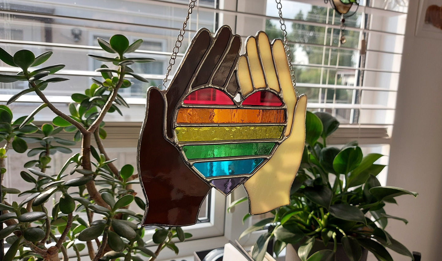 PATTERN • Embrace Rainbow Hands