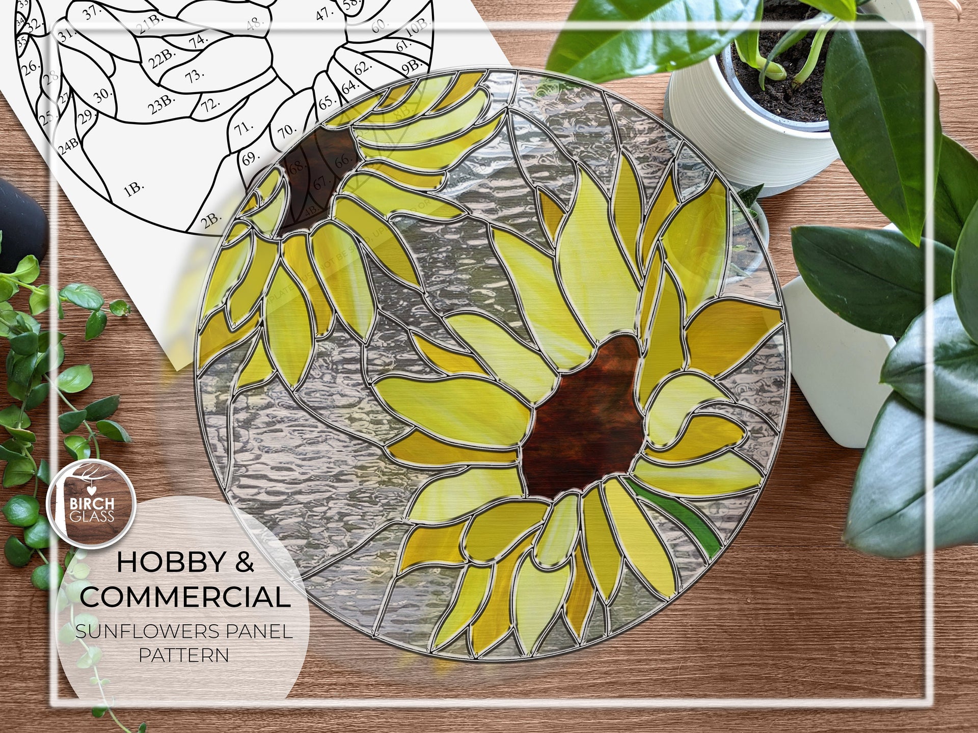 pattern-sunflowers-stained-glass-pattern-birch-glass